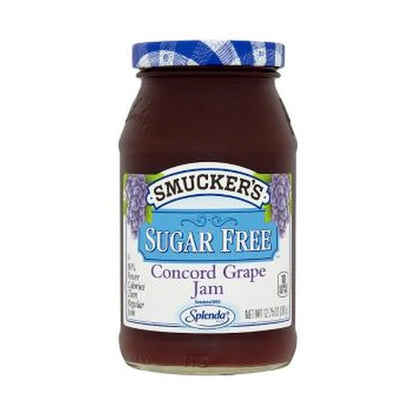 Smucker'S Grape Jam Sugar Free 361G