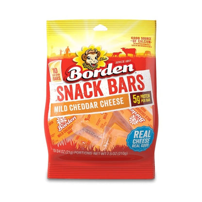 Borden Mild Cheddar 683 Snack Bars 7.