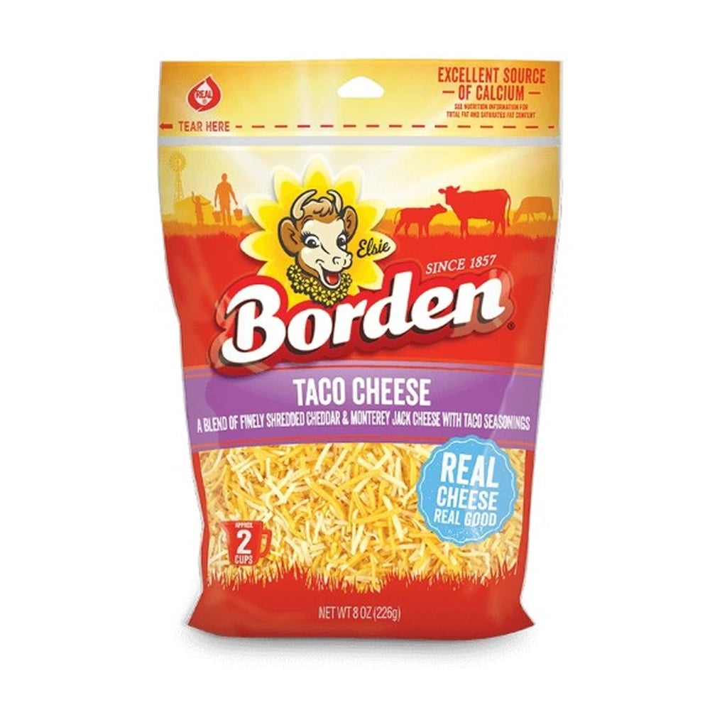 Borden Taco Shredded 683 226G