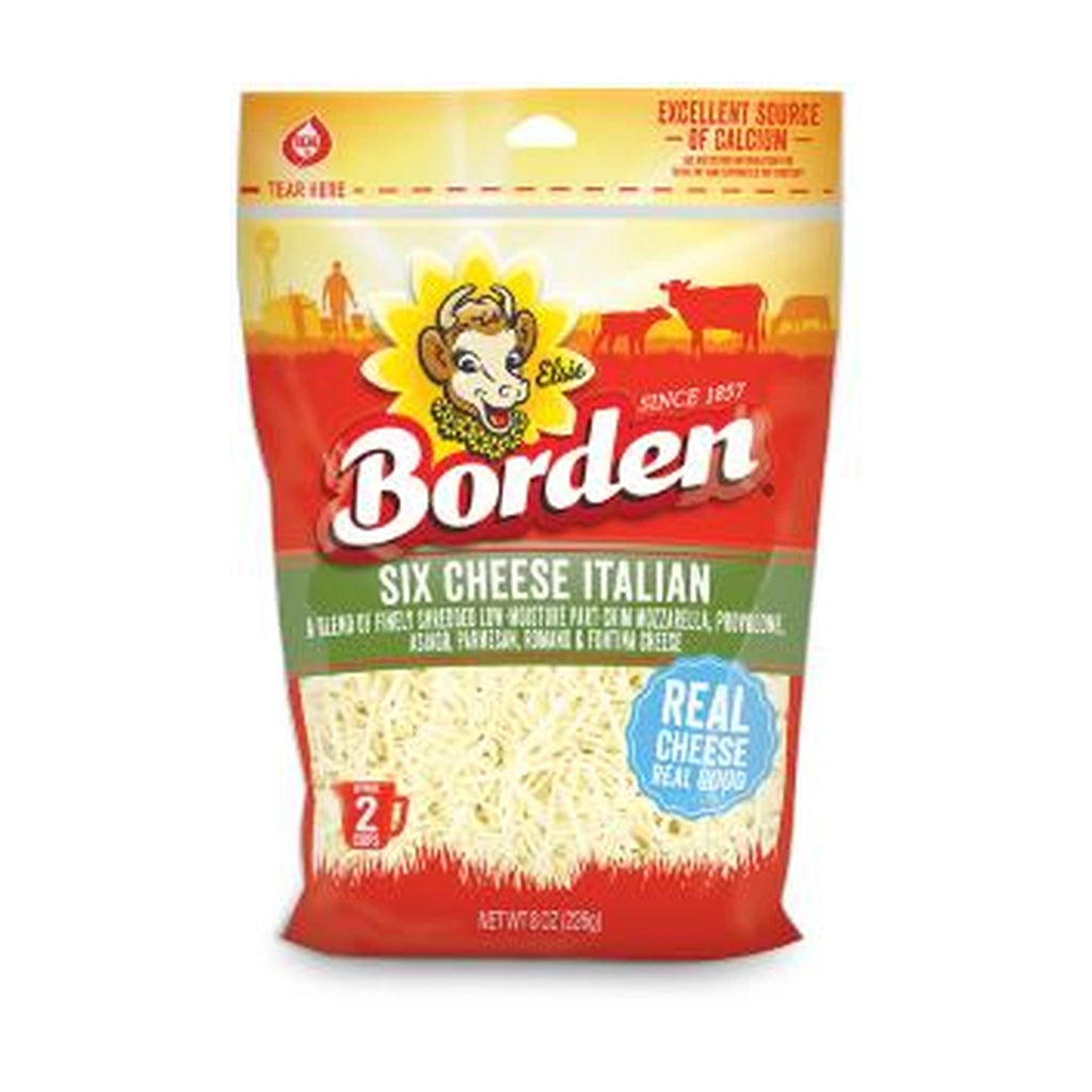 Borden 683 Shredded Mozzarella 8Oz