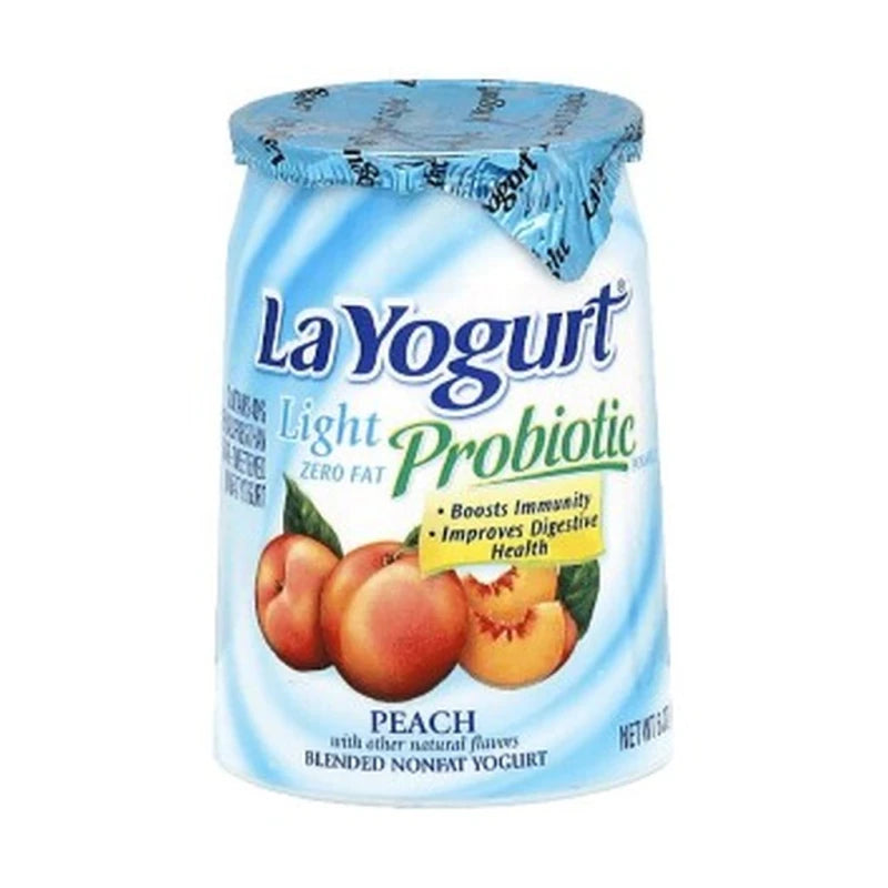 La Yogurt Peach Lite 6Oz
