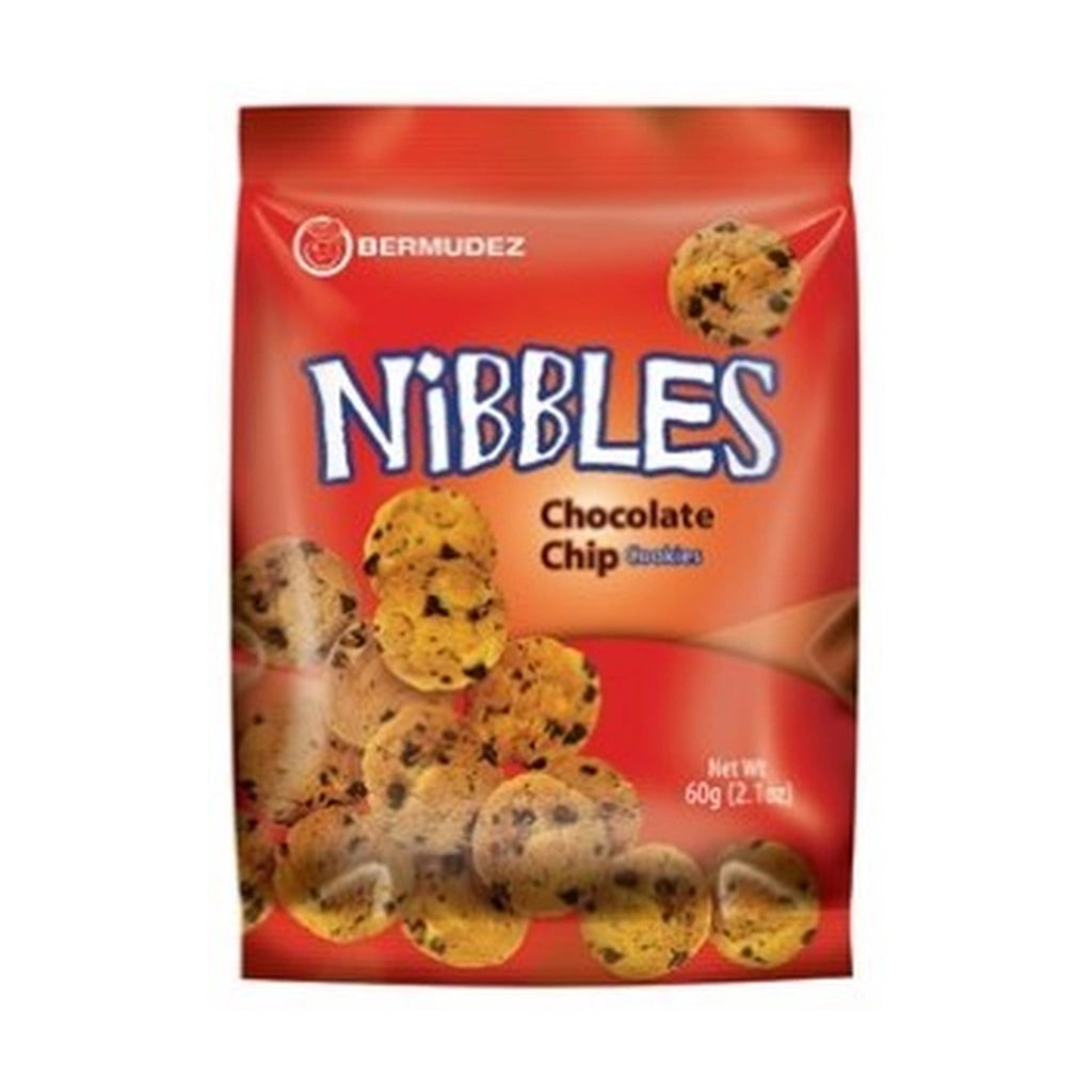 Bermudez Nibbles Chocolate Chip Cook 60G