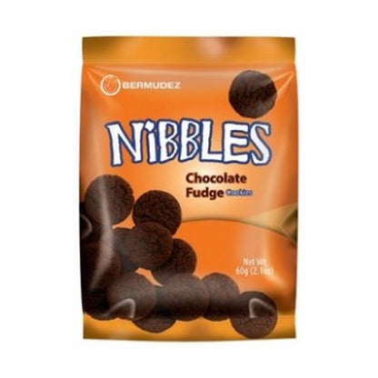 Bermudez Nibbles Chocolate Fudge 60G