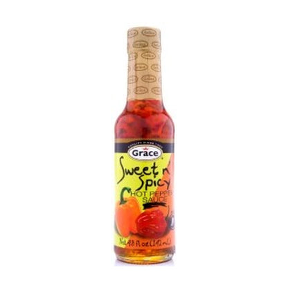 Grace Sweet& Spicy Hot Pepper Sauce 4.8O