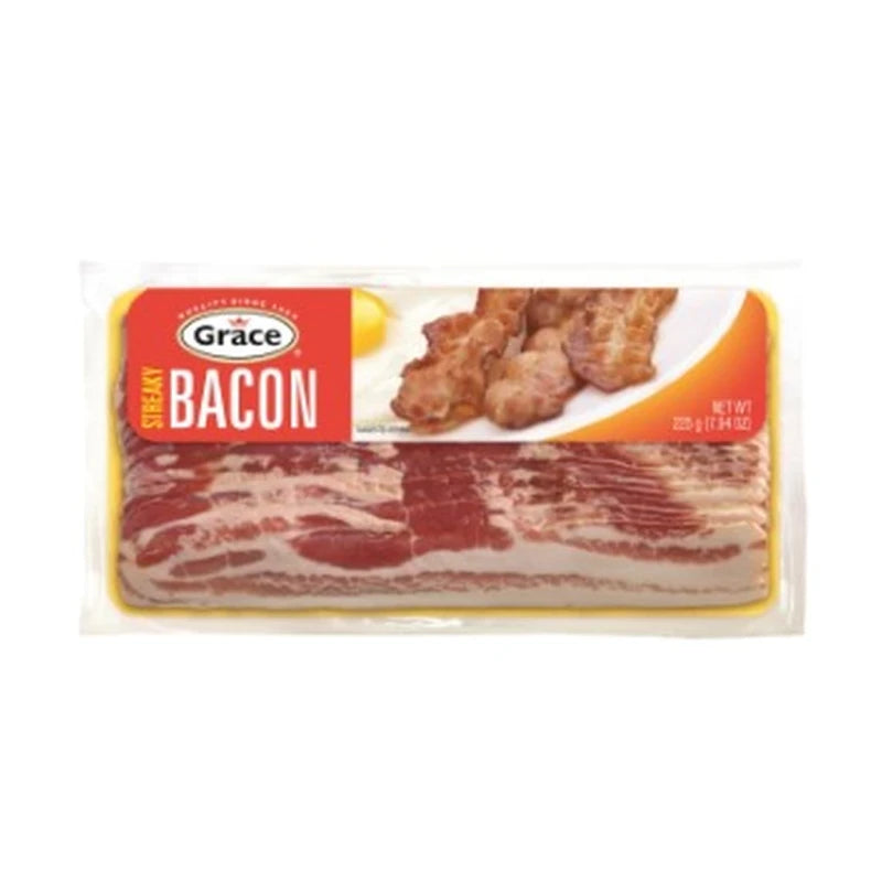 Grace Streaky Bacon 225G