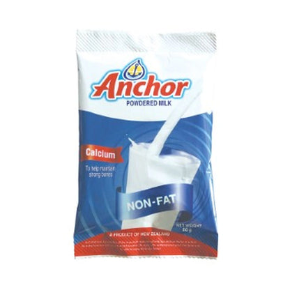 Anchor Pwder Milk Fat Free 80G