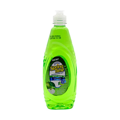Springtime Dishwash Green Apple 425Ml