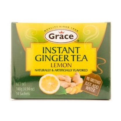 Grace Instant Ginger Lemon Tea 14Ct