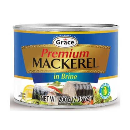Grace Mackerel Steak In Brine 200G