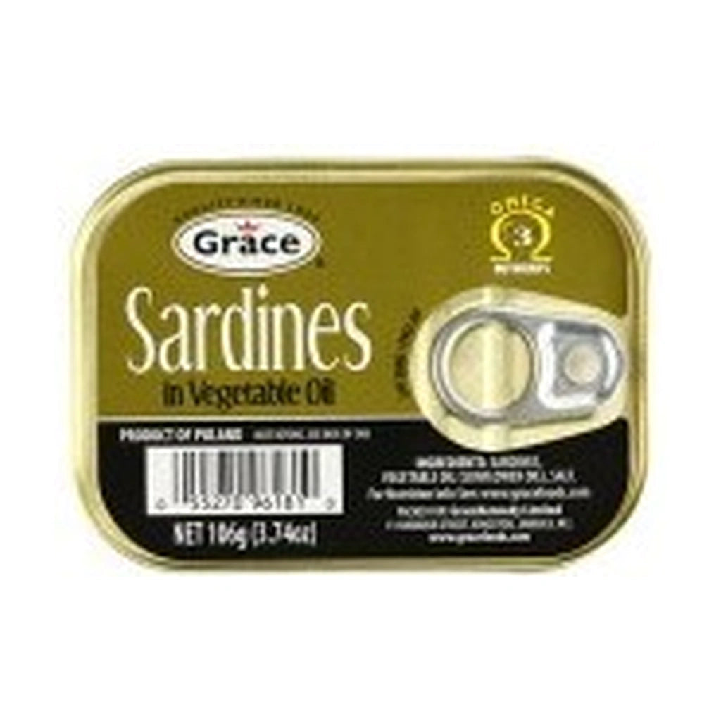 Grace Sardine In Vegetable Oil 106G