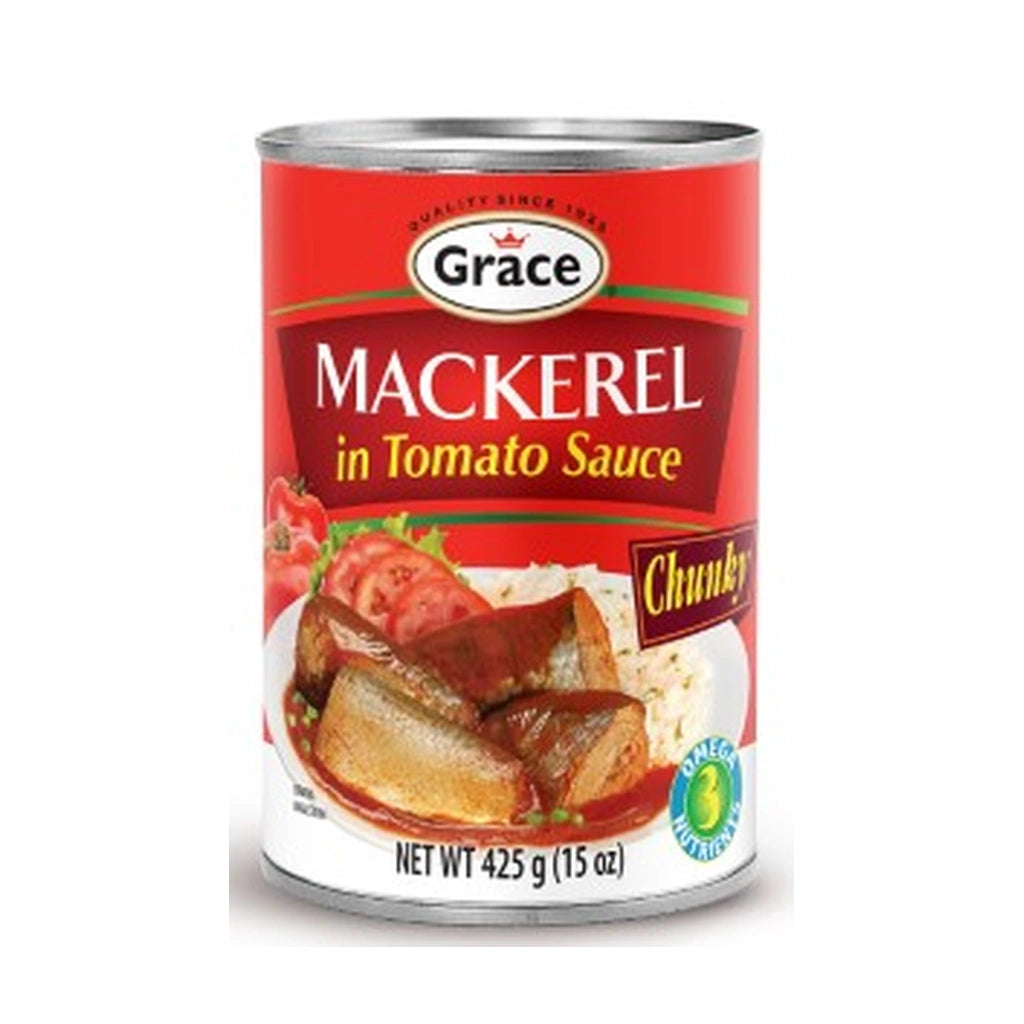 Grace Chunky Mackerel 15Oz