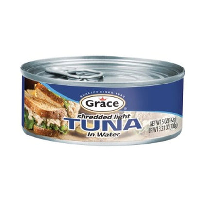 Grace Shredded Tuna In Water 142G