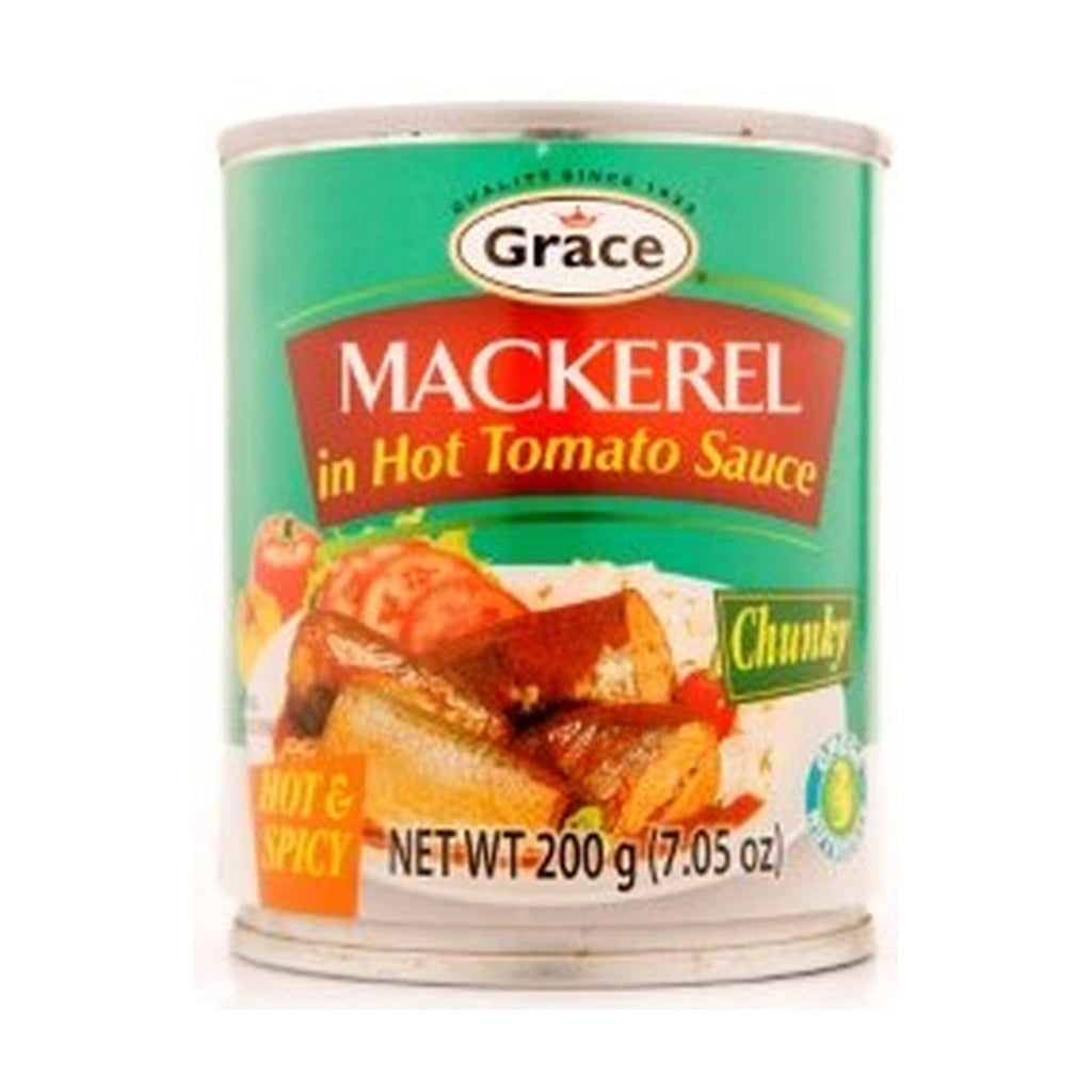 Grace Mackerel Hot Tom Sauce Chunky 200G