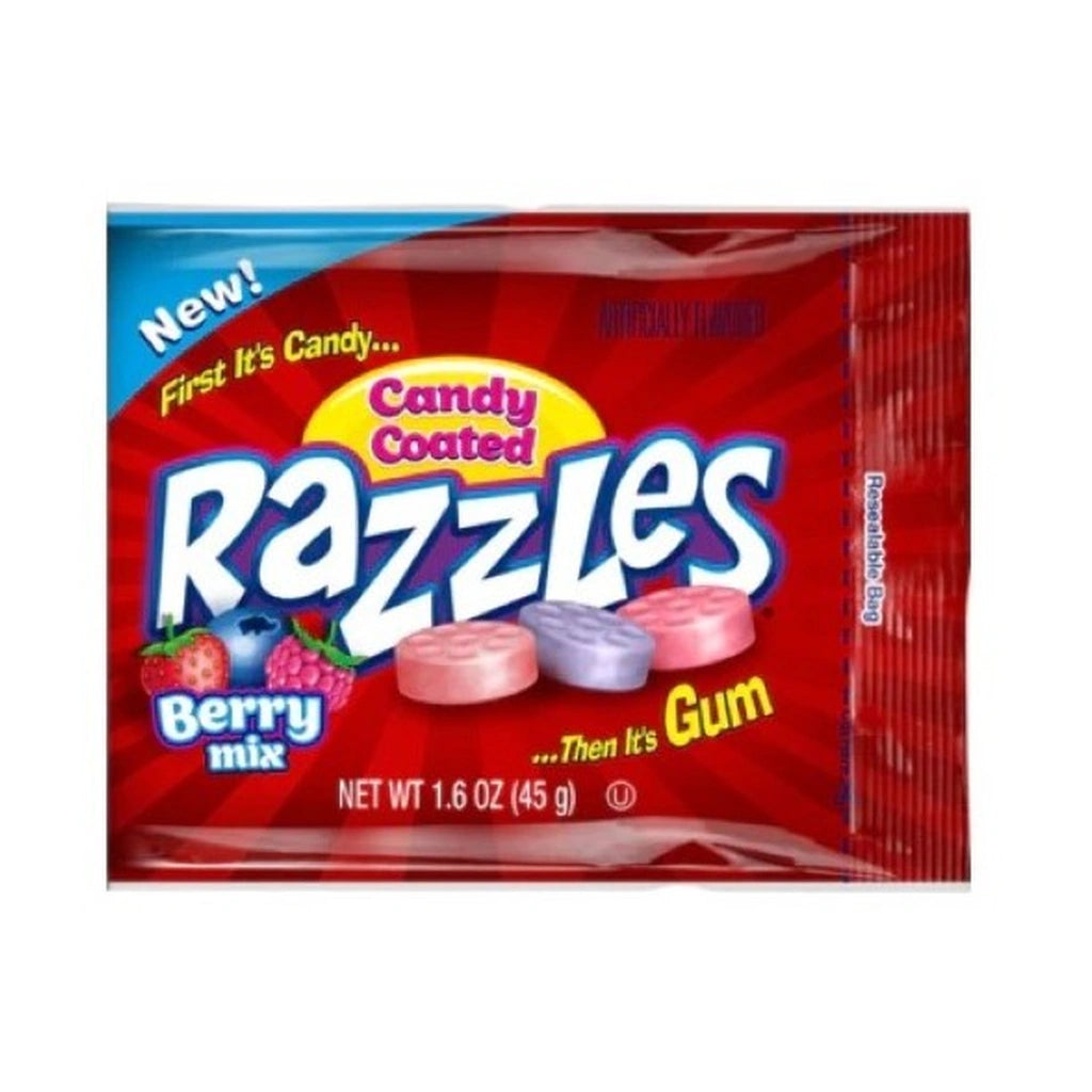 Razzles Berry Mix Gum 40G