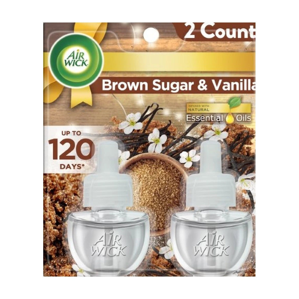Airwick Brown Sugar & Vanilla 2Pk .67Oz