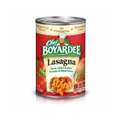 Chef Boyardee Lasagna 15Z