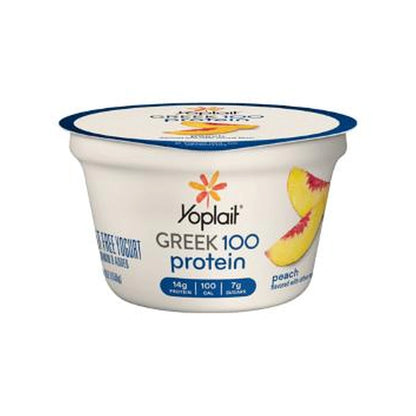 Yoplait Greek 100 Peach 5.3Oz