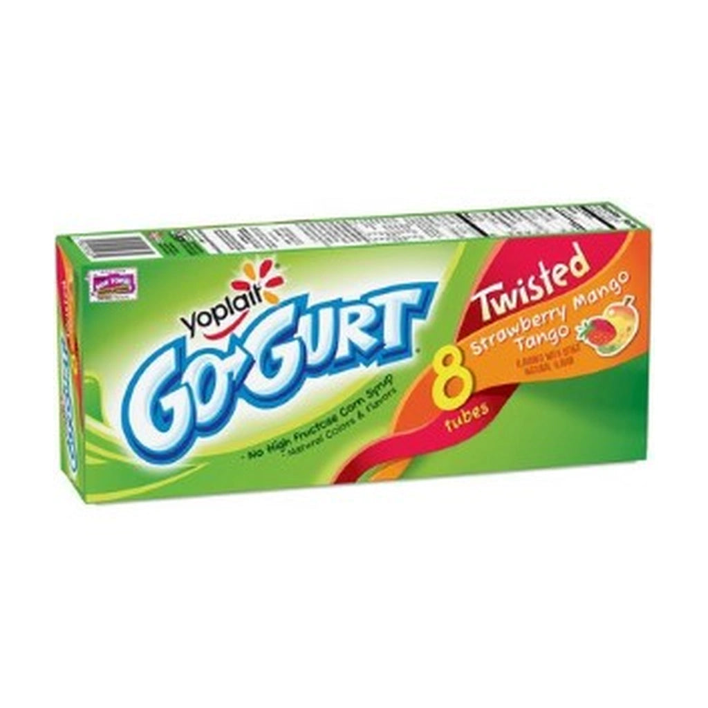 Yopliat Gogurt Twist Strawberr Mango 8Pk