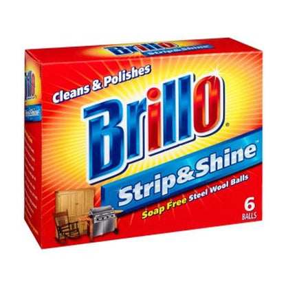 Brillo S&S St Wool Balls 6Ct