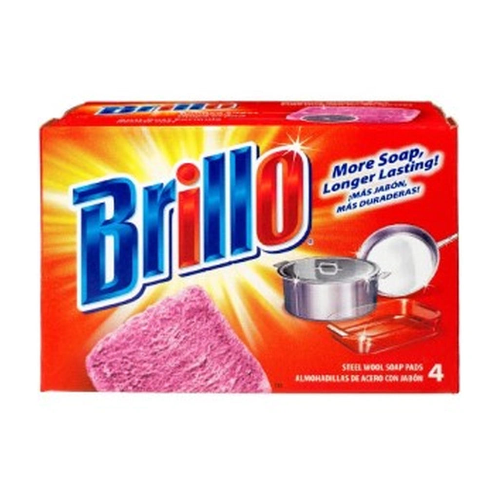 Brillo Steel Wool Soap Pad 4Ct