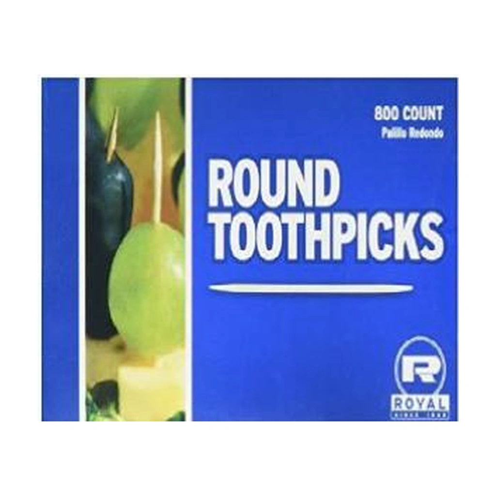 Royal Round Toothpicks 800Ct