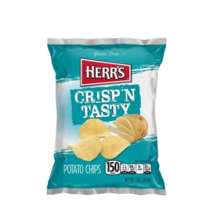 Herrs Reg Potato Chips 1Oz
