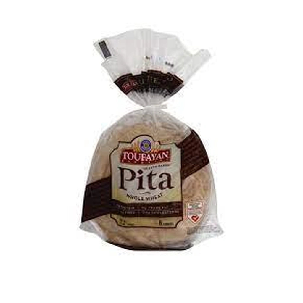 Toufayan Pita Bread Whole Wheat 12Oz
