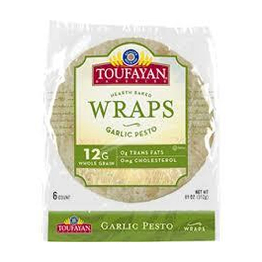 Toufayan Garlic Pesto Wrap 10Oz