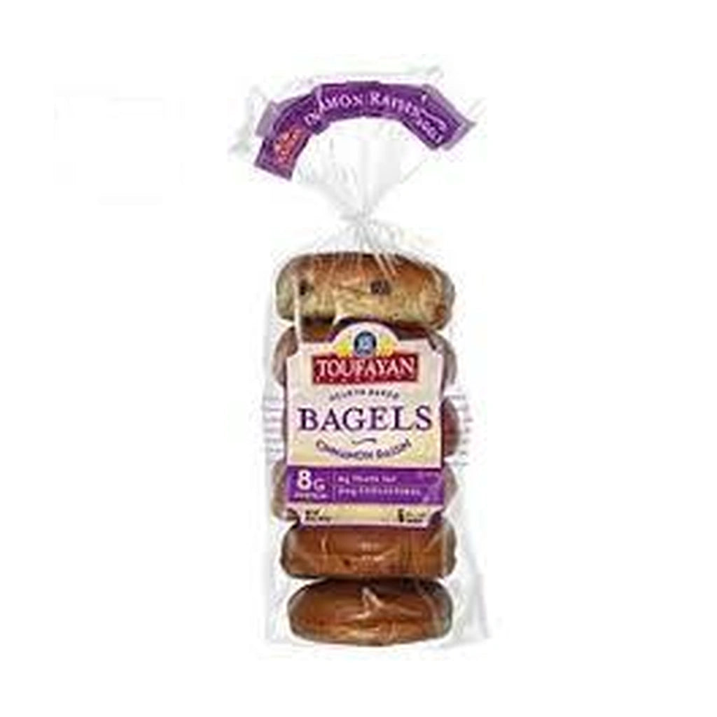 Toufayan Cinnamon Raisin Bagels 95G