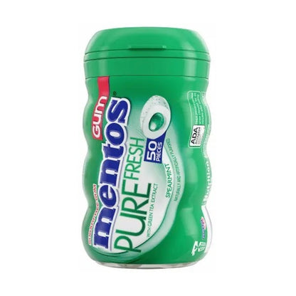 Mentos Wintergreen Curvy Bottle 50Ct