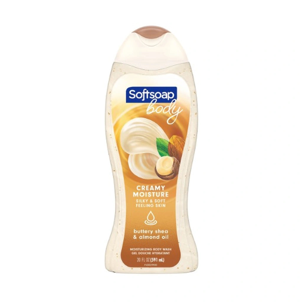 Softsoap Shea & Almond Oil Bodywash 20Oz