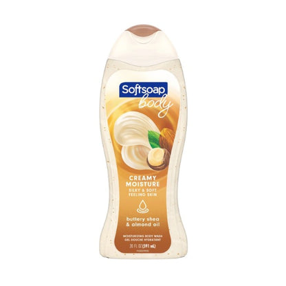 Softsoap Shea & Almond Oil Bodywash 20Oz