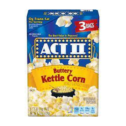 Act Ii Kettle Corn 3Pk