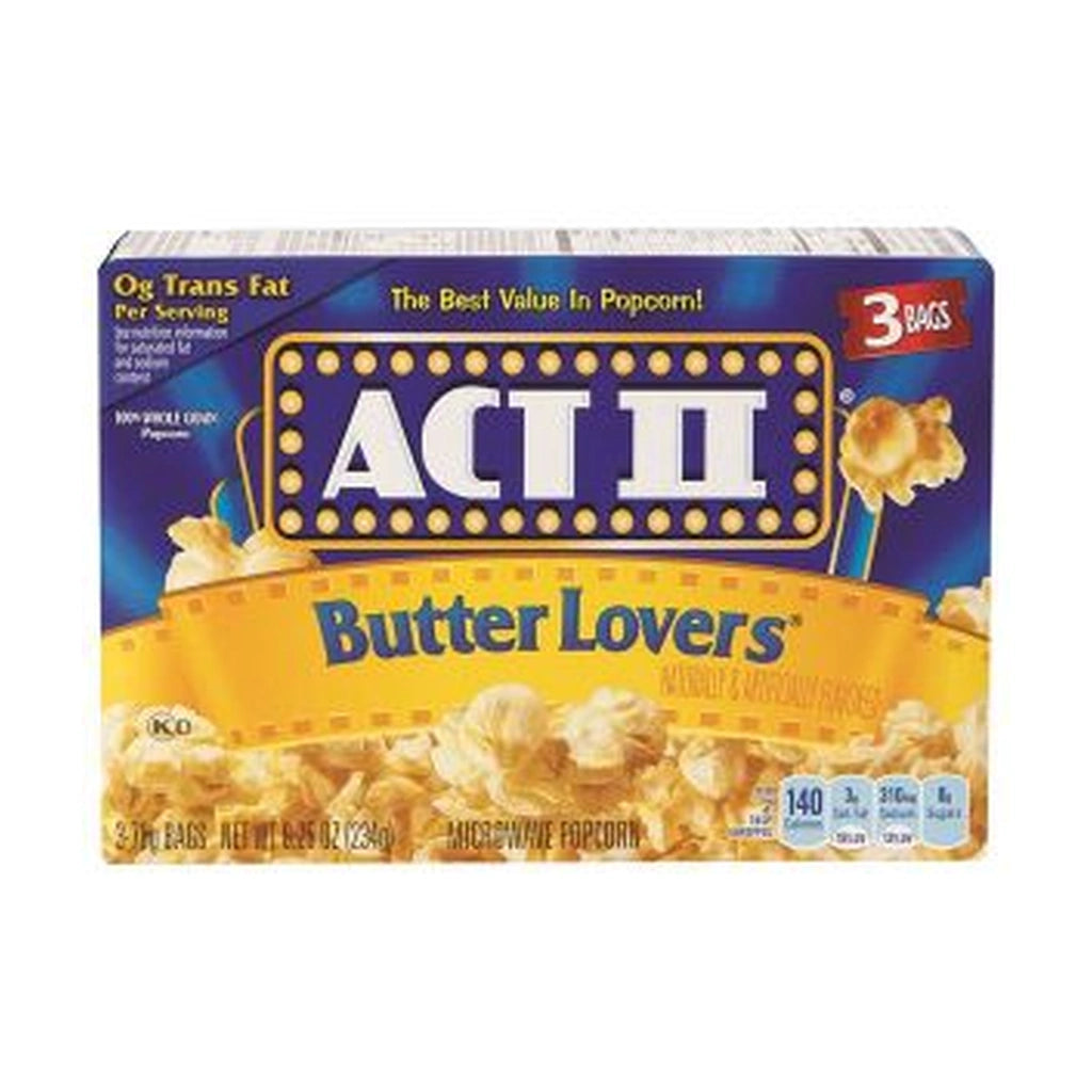 Act Ii 682 Lover Popcorn 3Pk