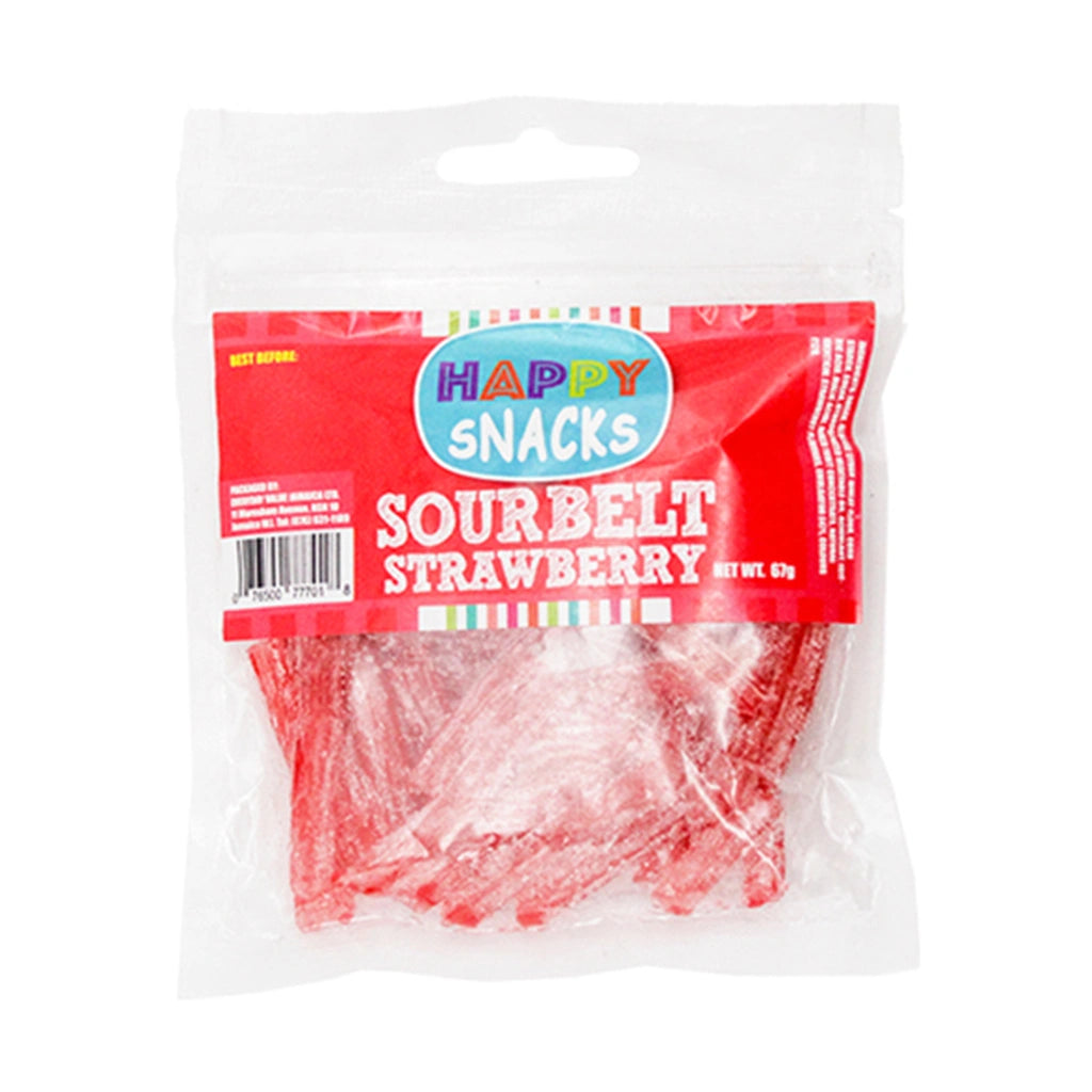 Happy Snacks Sourbelt Strawberry 67G