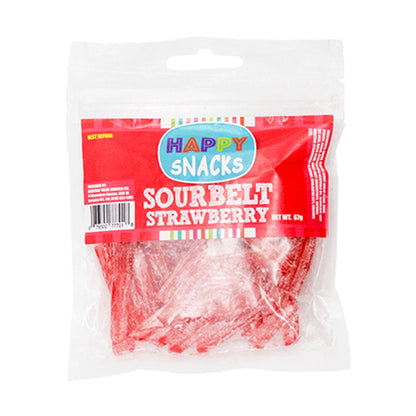 Happy Snacks Sourbelt Strawberry 67G