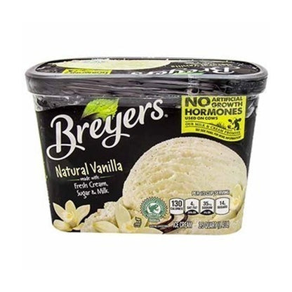 Breyers Vanilla No Sugar Added 614