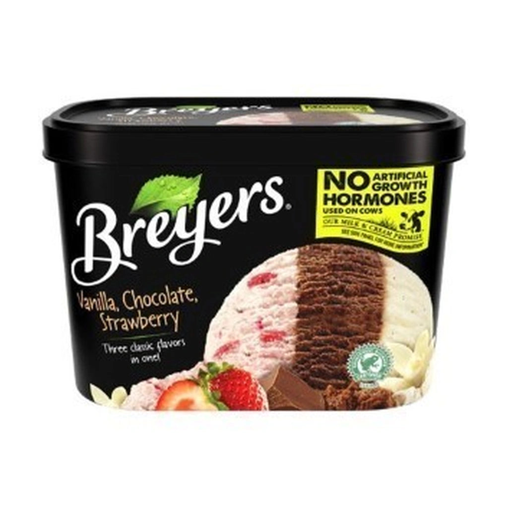 Breyers Vanilla Chocolate Strawberry No