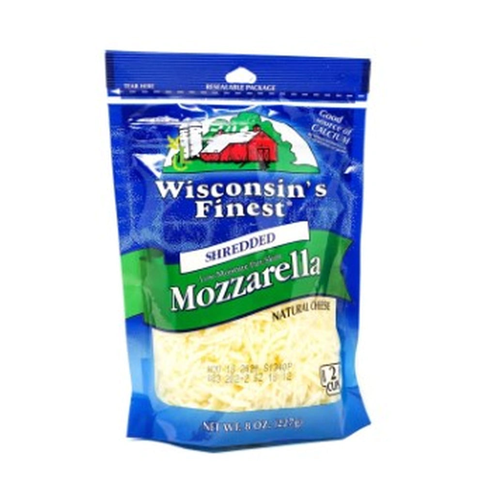 Wisconsin'S Finest Mozz Shredded 8Oz