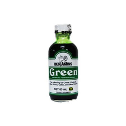 Benjamins Food Colouring Green 2Oz