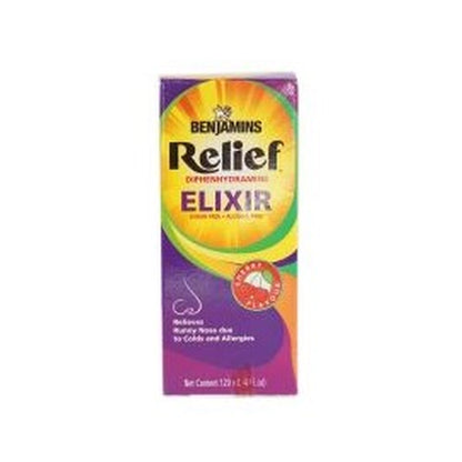 Benjamins Relief Elixir Cherry 120Ml