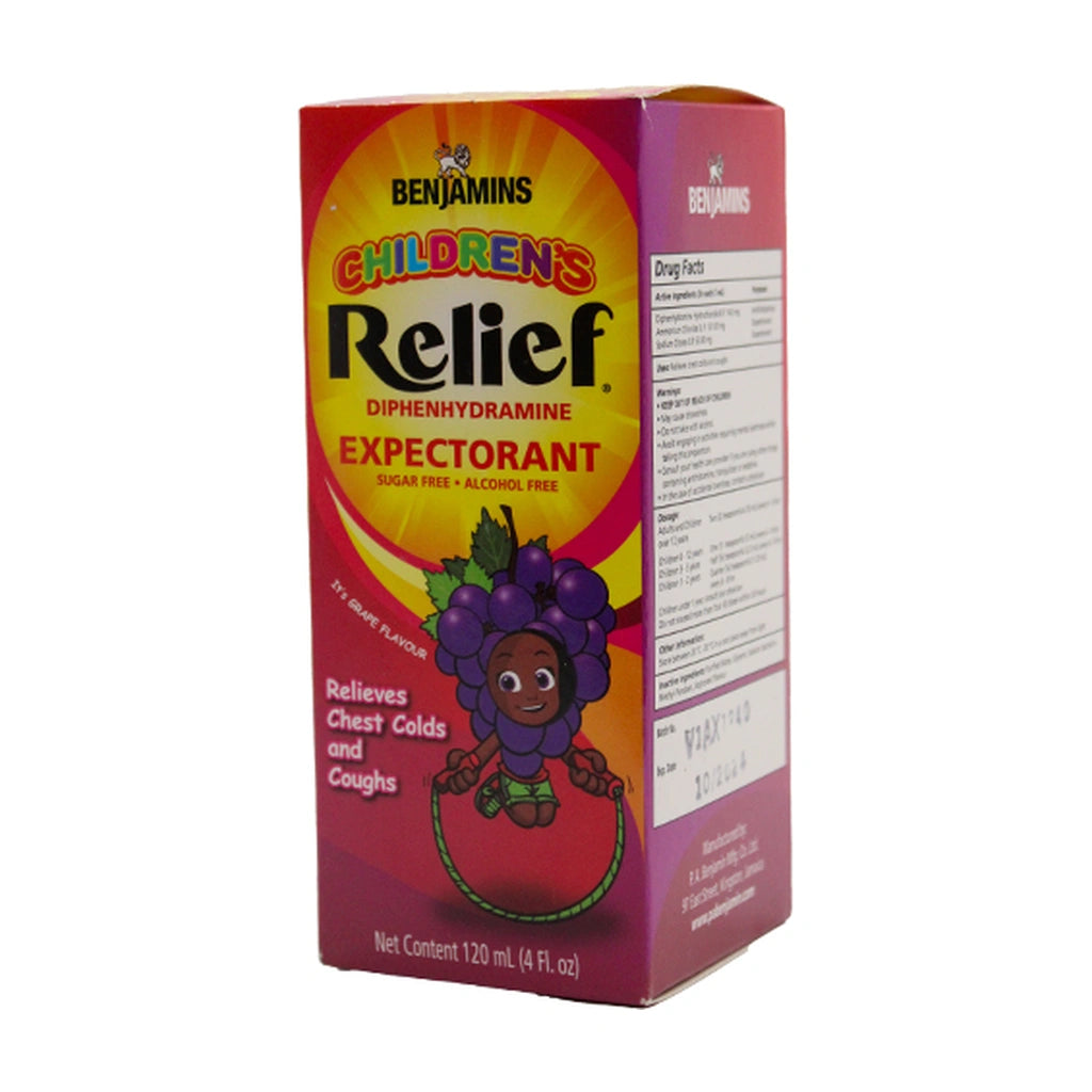 Benjamins Childrn Expectorant Grpe 120Ml