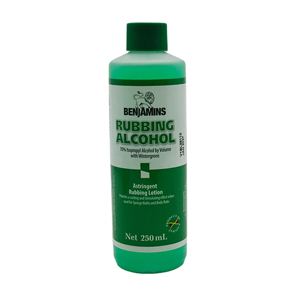 Benjamins Rubbing Alcohol Wintrgrn 250Ml