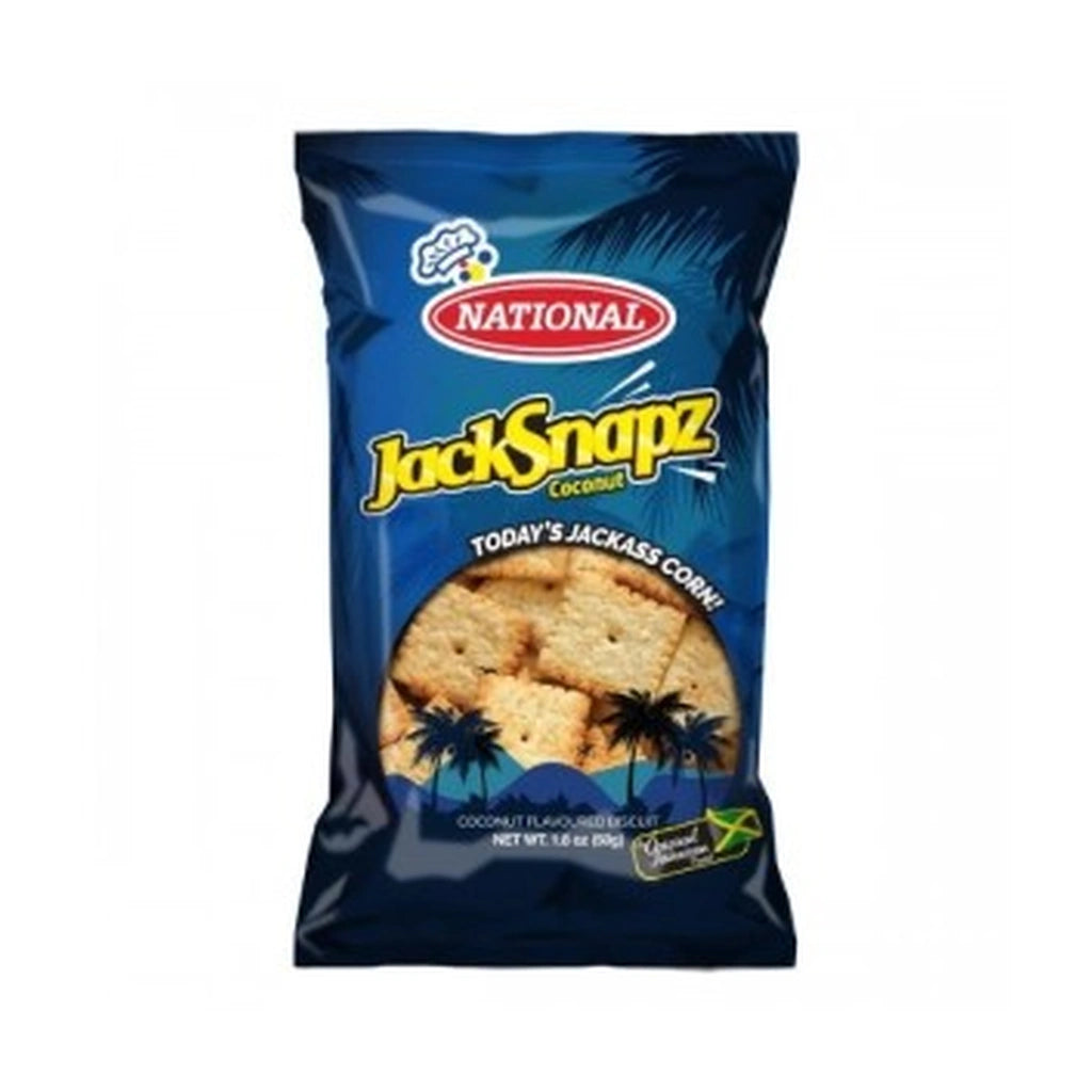National Jack Snapz Coconut Cookies 50G