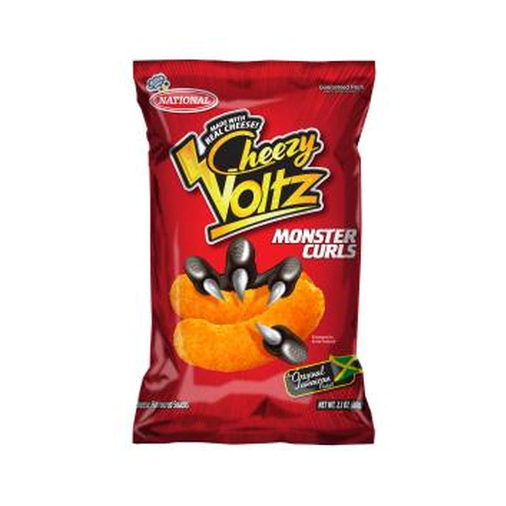National Cheesy Voltz Monster Curls 60G