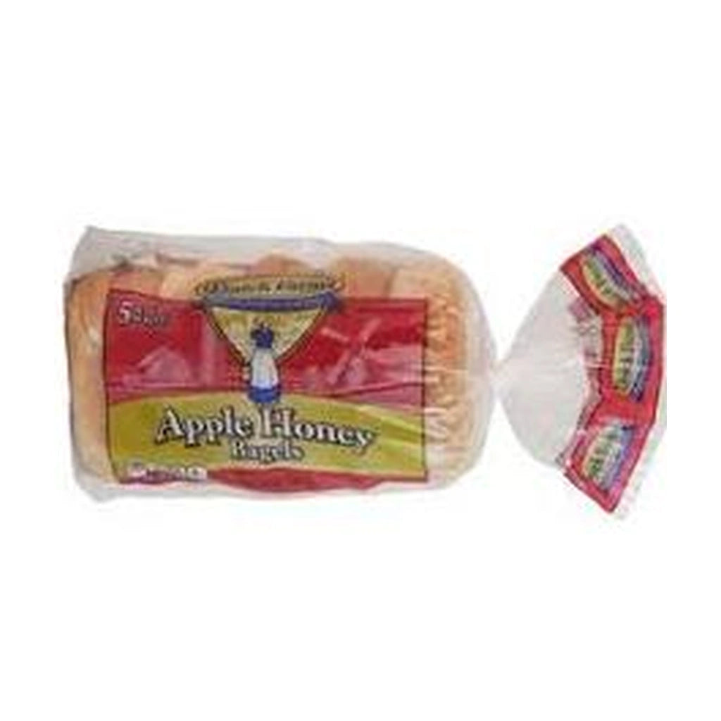 Bagel Honey Apple Wheat 5Ct 4Oz