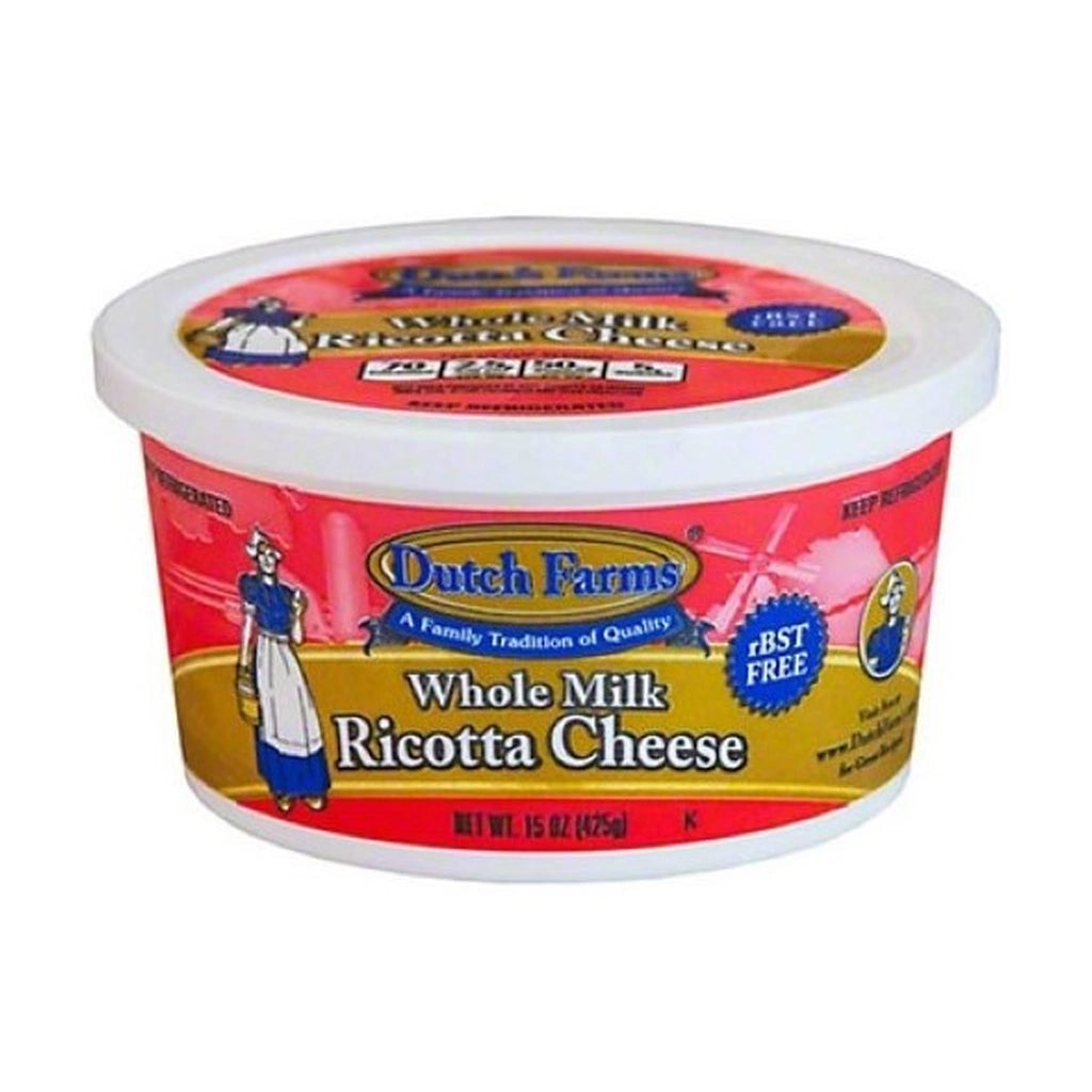Dutch Farms Ricotta Whole Milk 15Oz