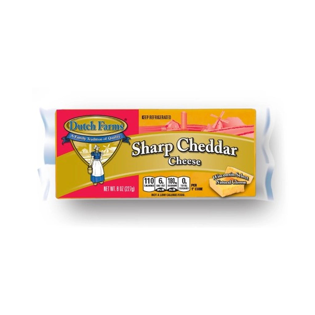 Dutch Farm Sharp Cheddar 8Oz