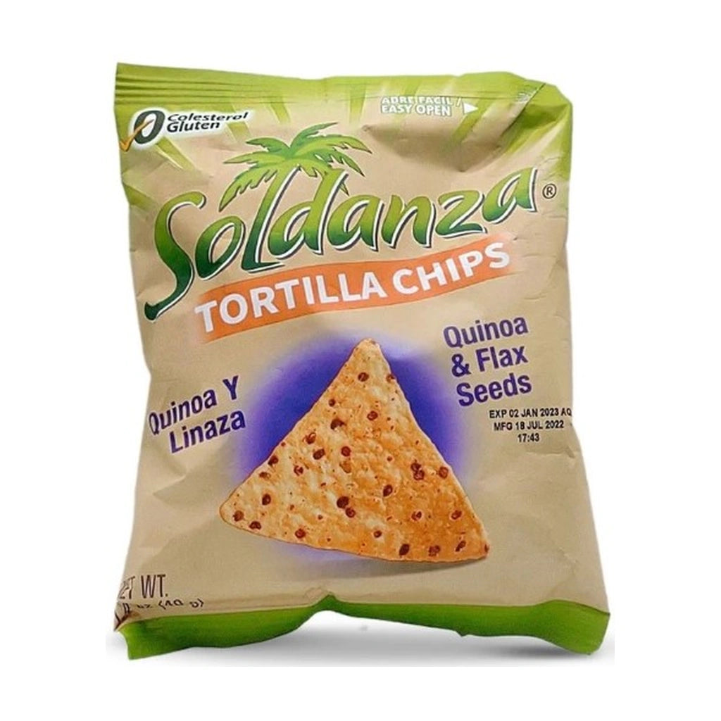 Soldanza Quinoa & Flax Tortilla Chips 40