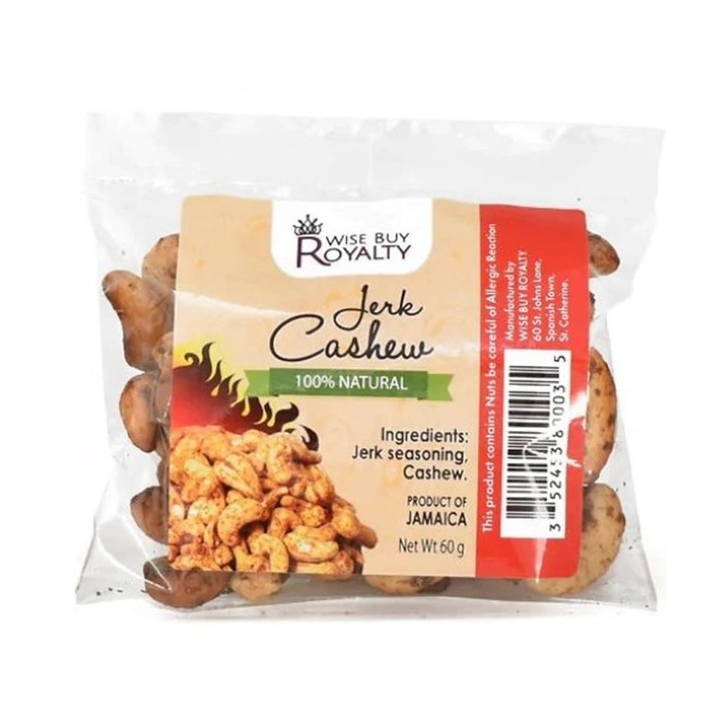 Wise Buy Royalty Jerk Cashew 60G